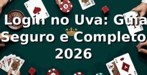 ⭐ Login no Uva: Guia Seguro e Completo 2026