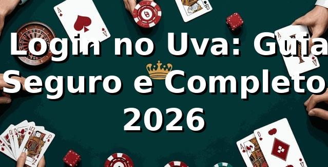 ⭐ Login no Uva: Guia Seguro e Completo 2026 1 ⭐ Login no Uva: Guia Seguro e Completo 2026